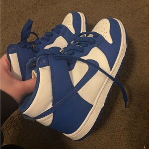 nike dunks royal blue